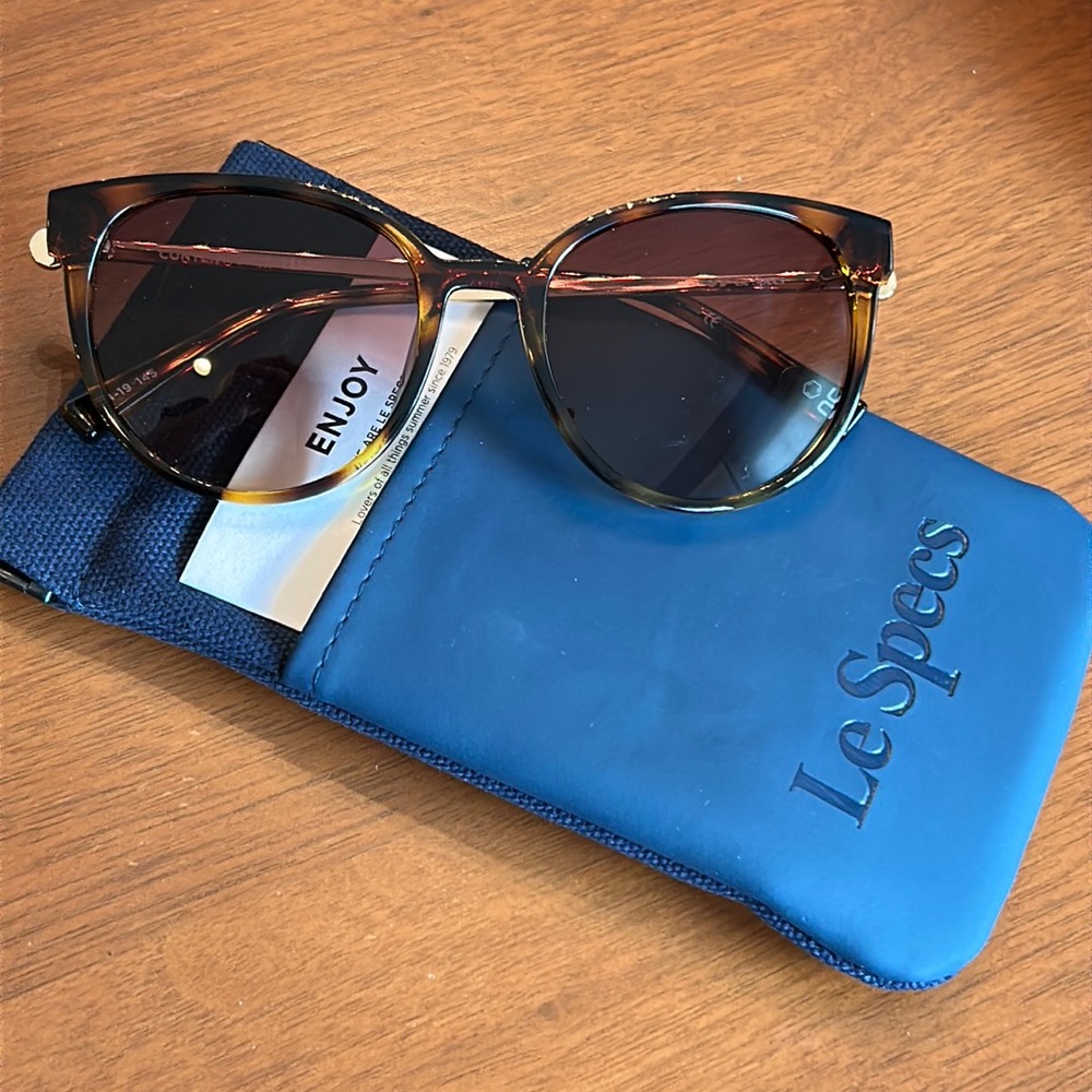 Le Specs Contention Tortoise Sunglasses